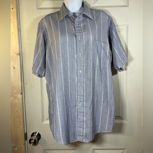 The American Collection Edition Casual Striped Button-Down‎ Shirt for Men